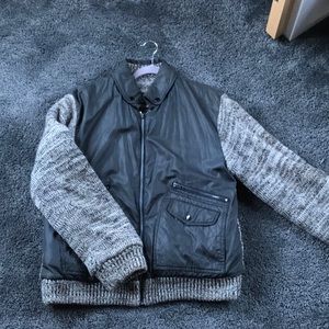 MARK ASTOR Ultra warm vintage REVERSIBLE  sweater